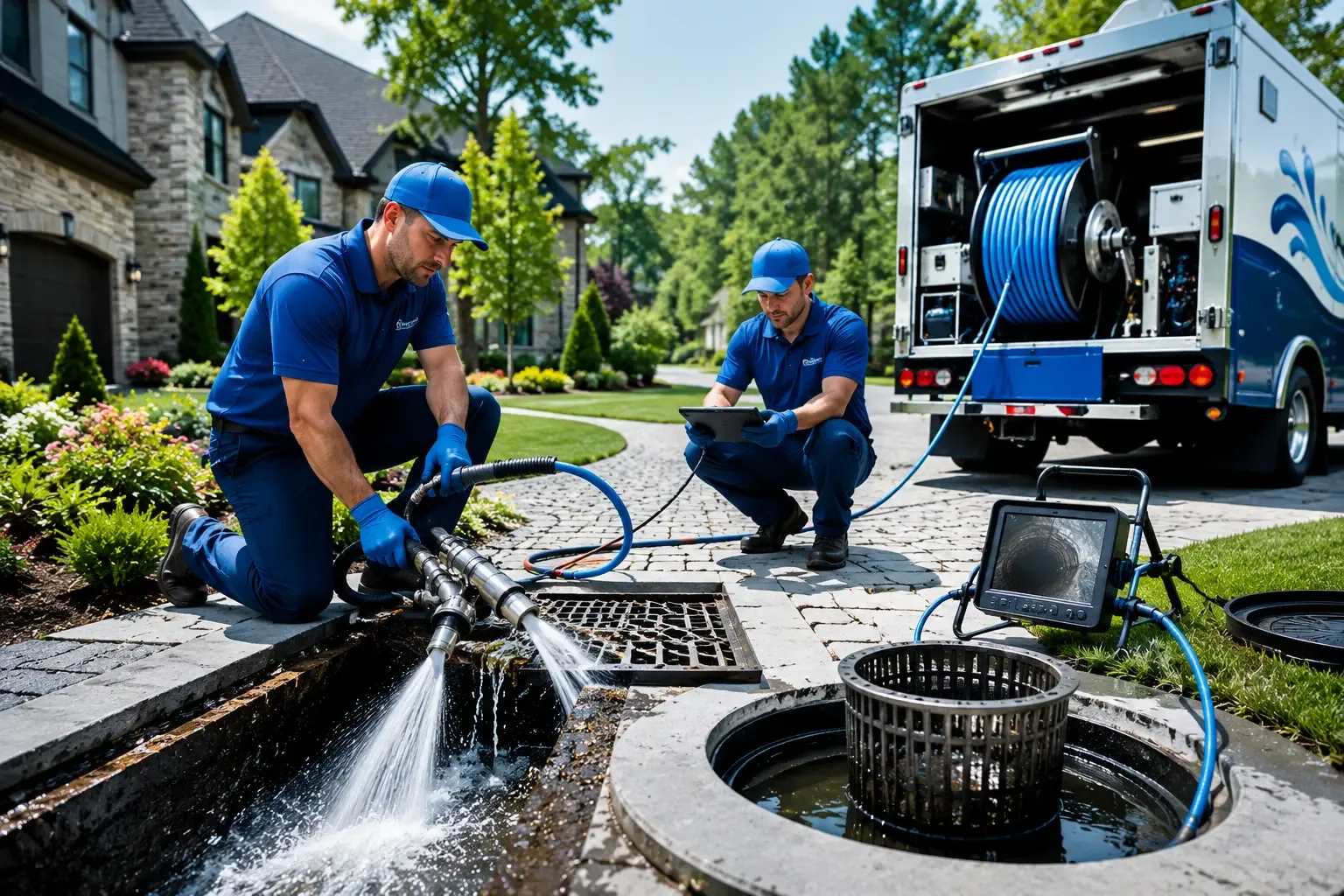 Local outdoor drain cleaning professionals in Davilla, TX